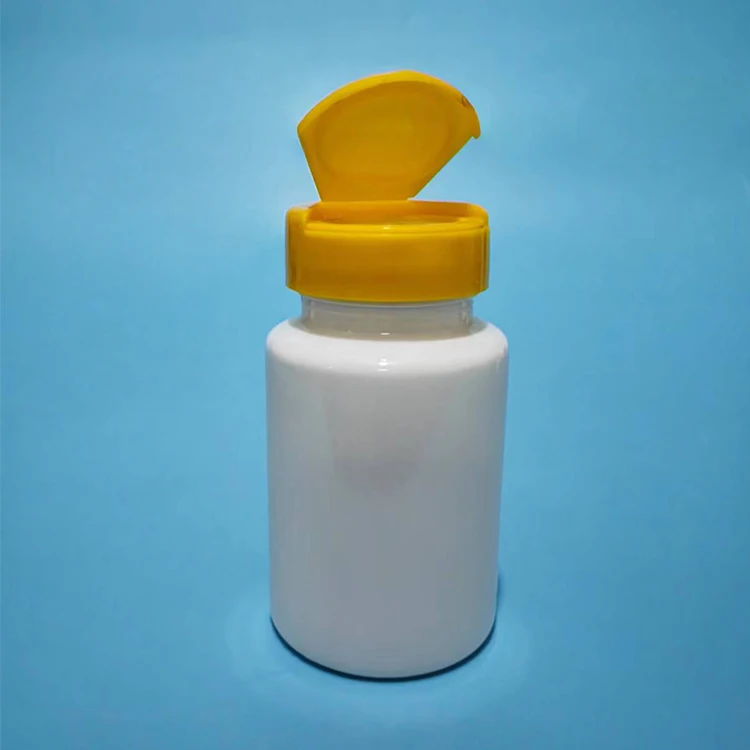 High quality HDPE square shape big diameter 700ml plastic medicine pesticides bottle