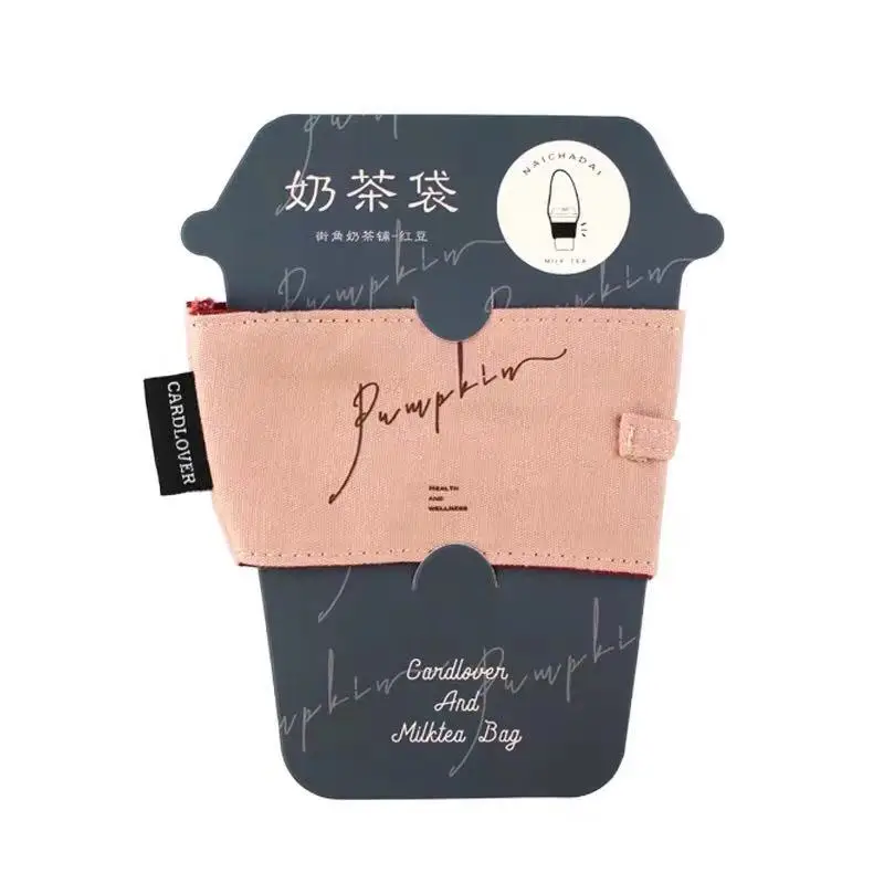 bubble tea cup cotton bag