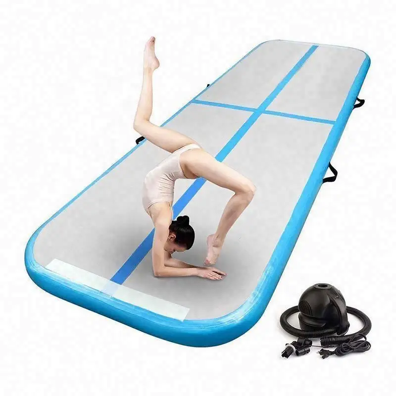 Gymnastic Floor Mat Cheap And Inflatable Foam Gym Tumbling Landing Crash Block Air Board Flip Track Spot Team Ramp