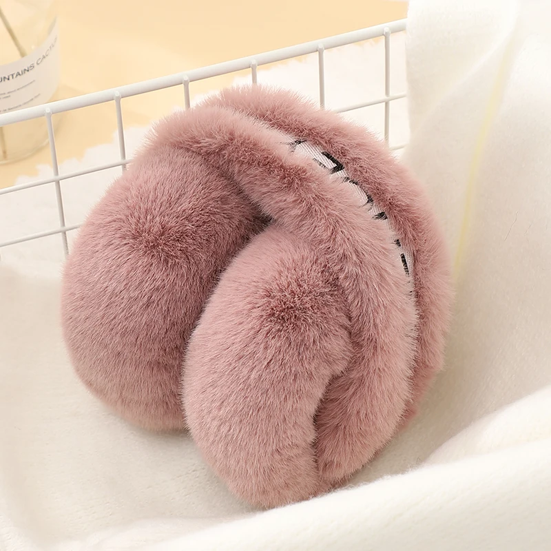 Дешевые теплые женские складные зимние меховые наушники для девочек