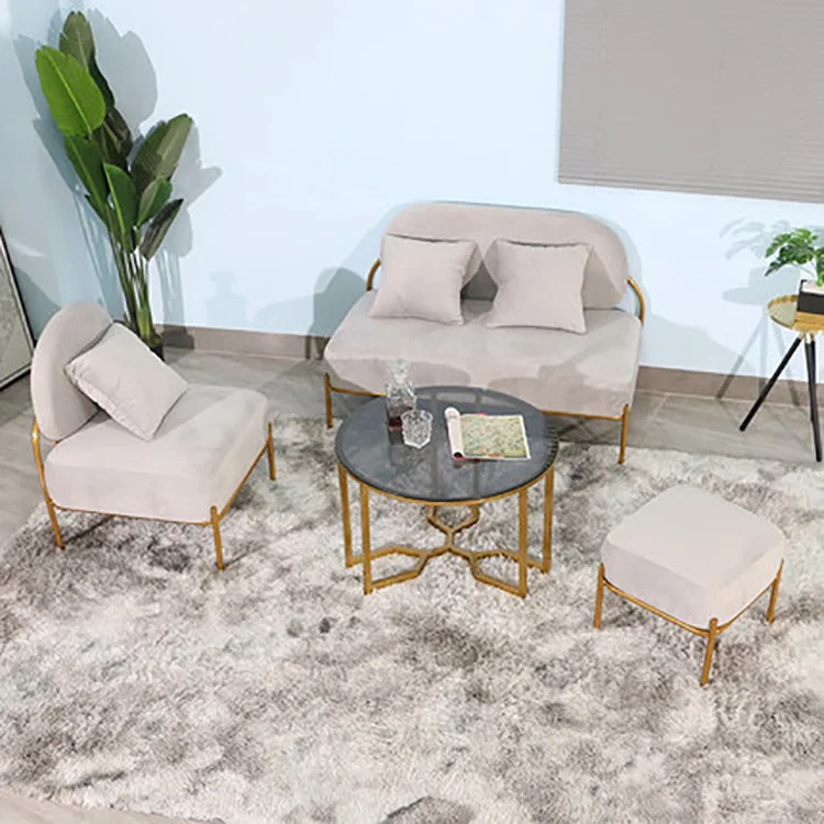 Luxury Modern Oval Back Pink Fabric Bedroom Portable Lazy Living Room Sofa Chair