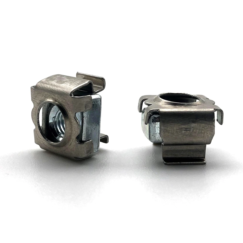 Galvanized Floating Clip cage nuts/ Server Rack Mounting cage nut Supplier