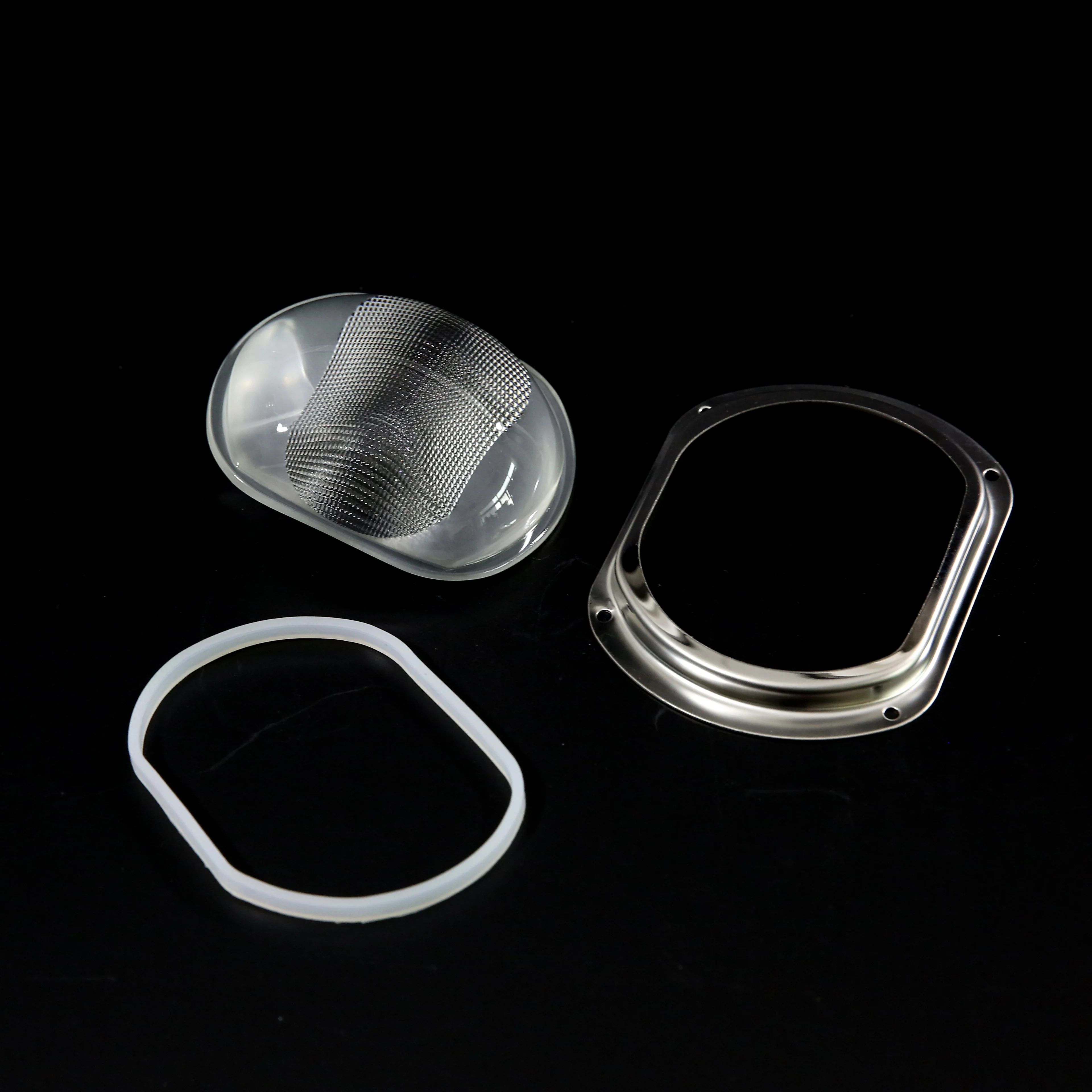 Custom Price 20Mm 30Mm 42Mm 46Mm 500Mm 3528 Smd Led Spot Necklace Projection Cylindrical Plano-Convex Convex Lens For Projector