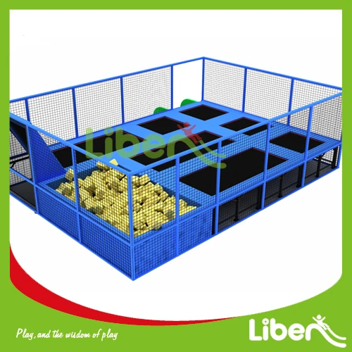 Amusement Park ASTM STANDARD safety Children Small Indoor Adventure Trampoline Park