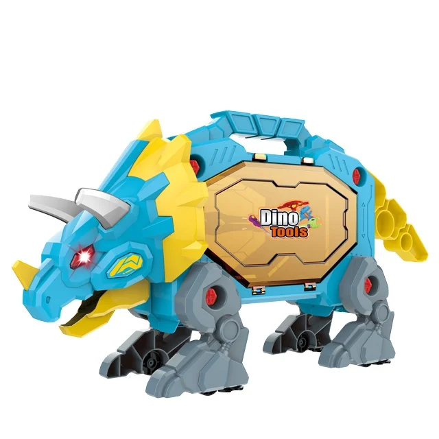 Professional manufacture  take apart toy assembly dinosaur toy  with sound light