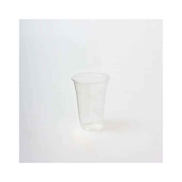 Биоразлагаемая настольная посуда одноразовые прозрачные питьевые чашки из полиактидного материала с