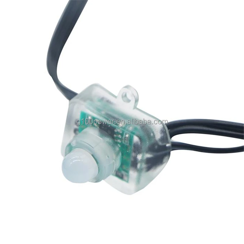 12mm WS2811 Full Color Square Pixel LED Module Lighting Chain Permanent Christmas Lights for Home and Business