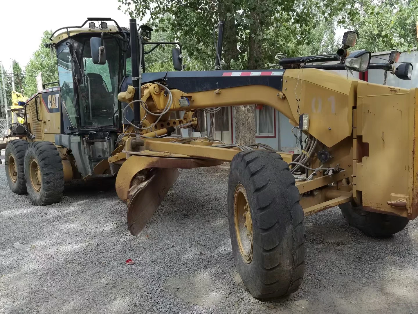 Used motor grader CAT140M original Brazil made Caterpillar 140M strong working ability superior performance up for sale