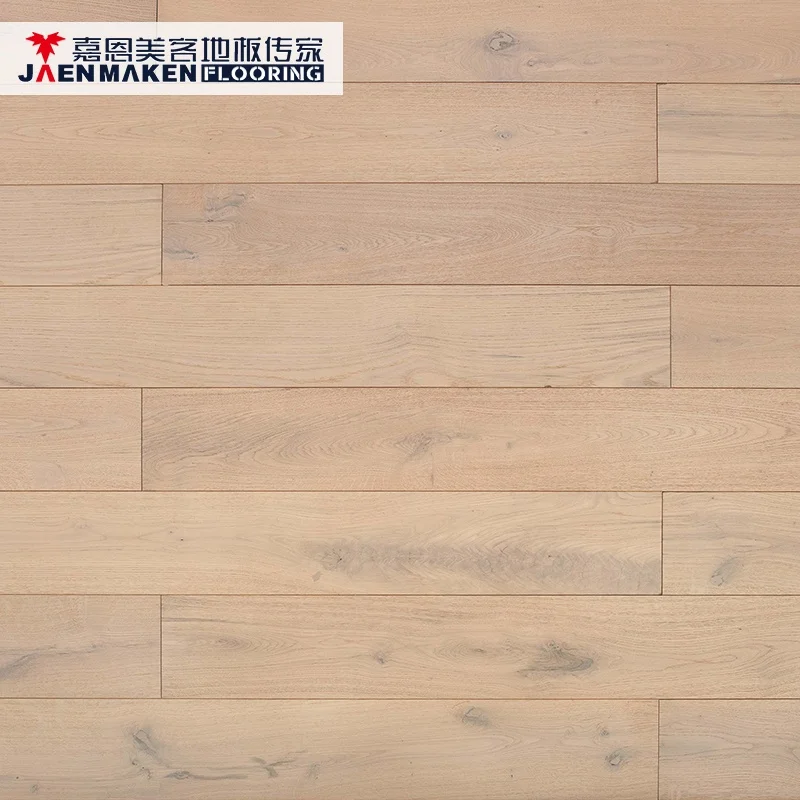 Chic Decoration Style Light Scandinavian Oak Color 18mm Thickness Engineered Wood Flooring