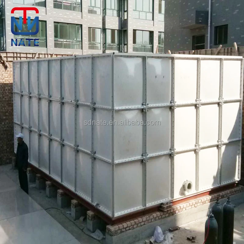 GRP FRP water storage tank food grade SMC water tank for drinking water