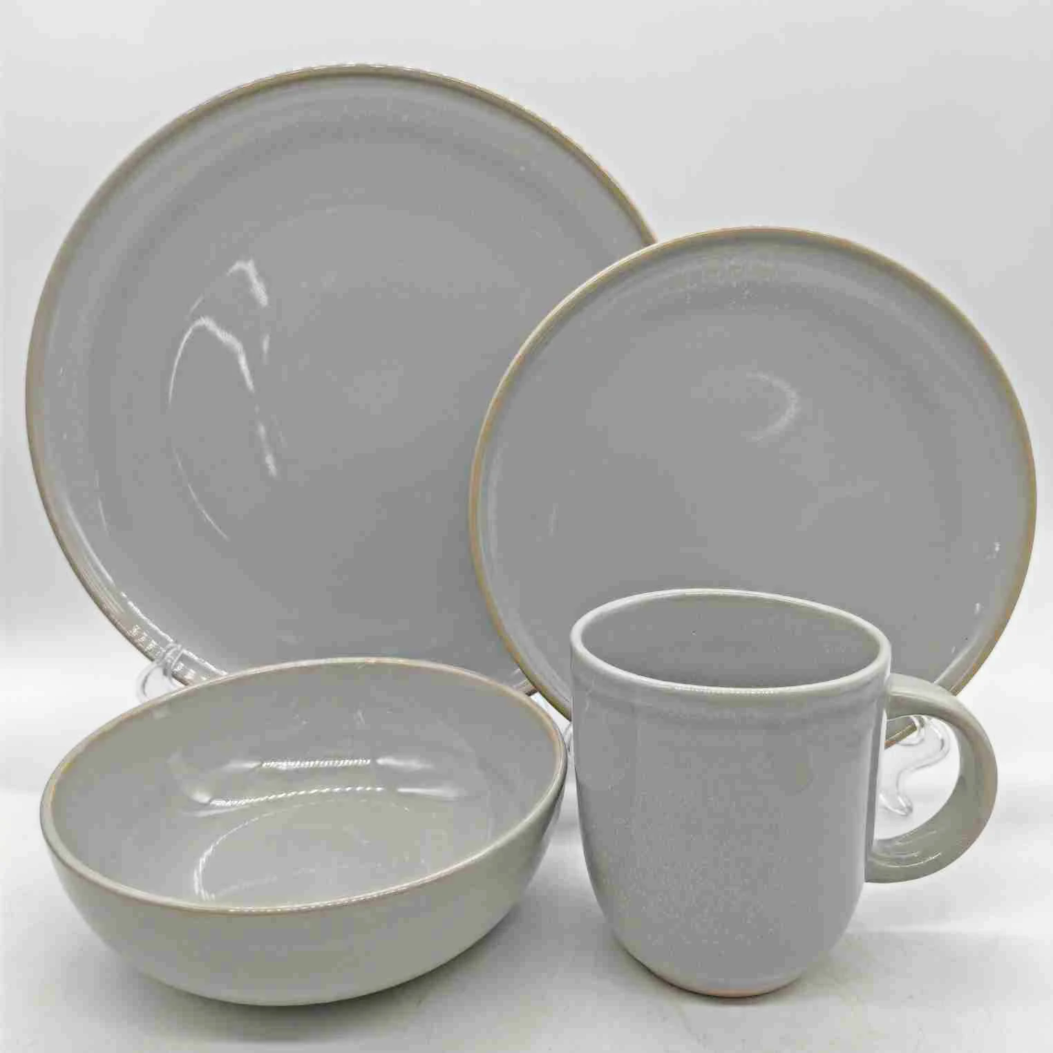 Керамический Обеденный набор реактивная глазурь чашка для пирога кофе 12 шт. 16 24 36