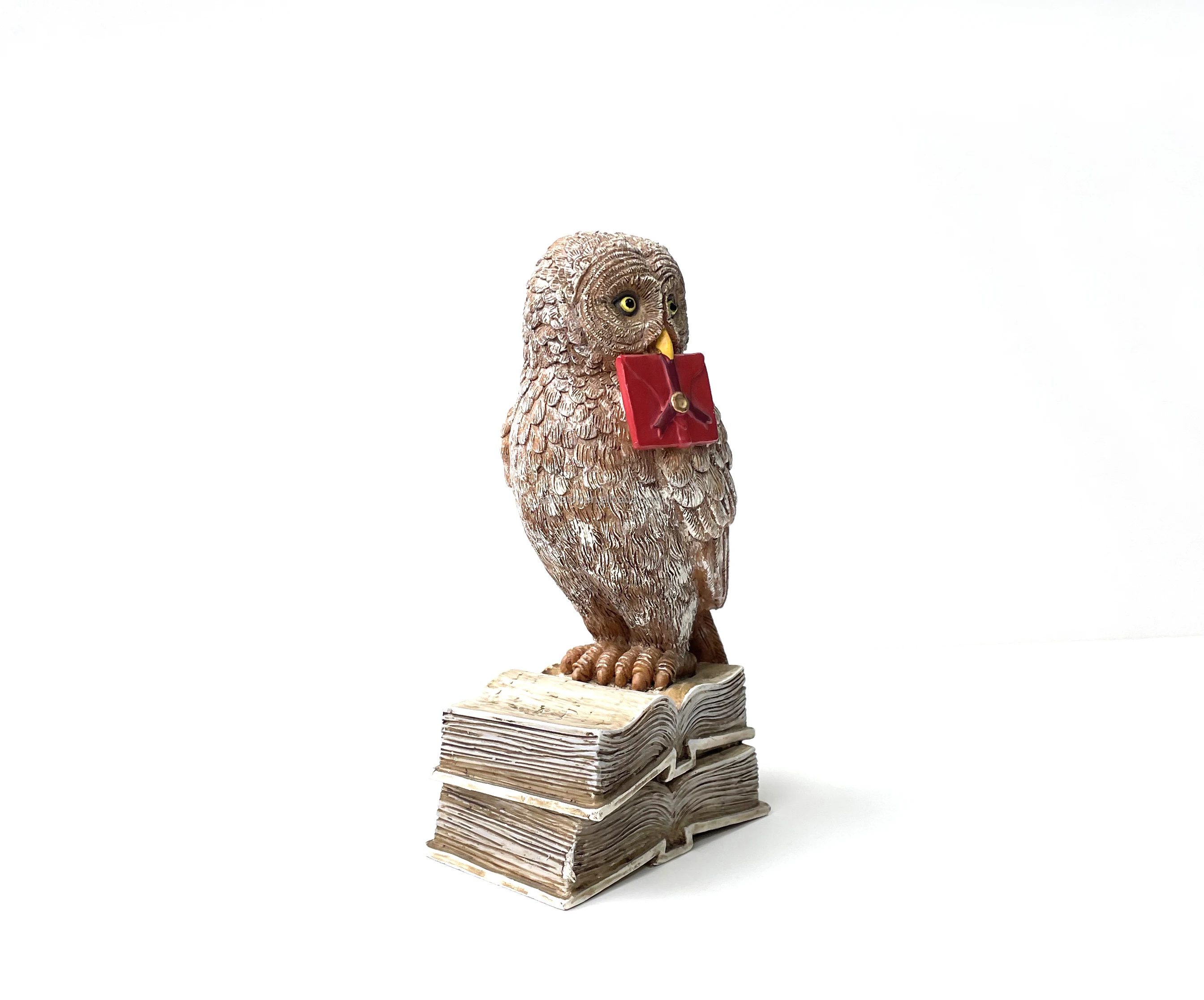 Custom Made Resin Crafts Creatives Owl Figurines Home Decor Statue