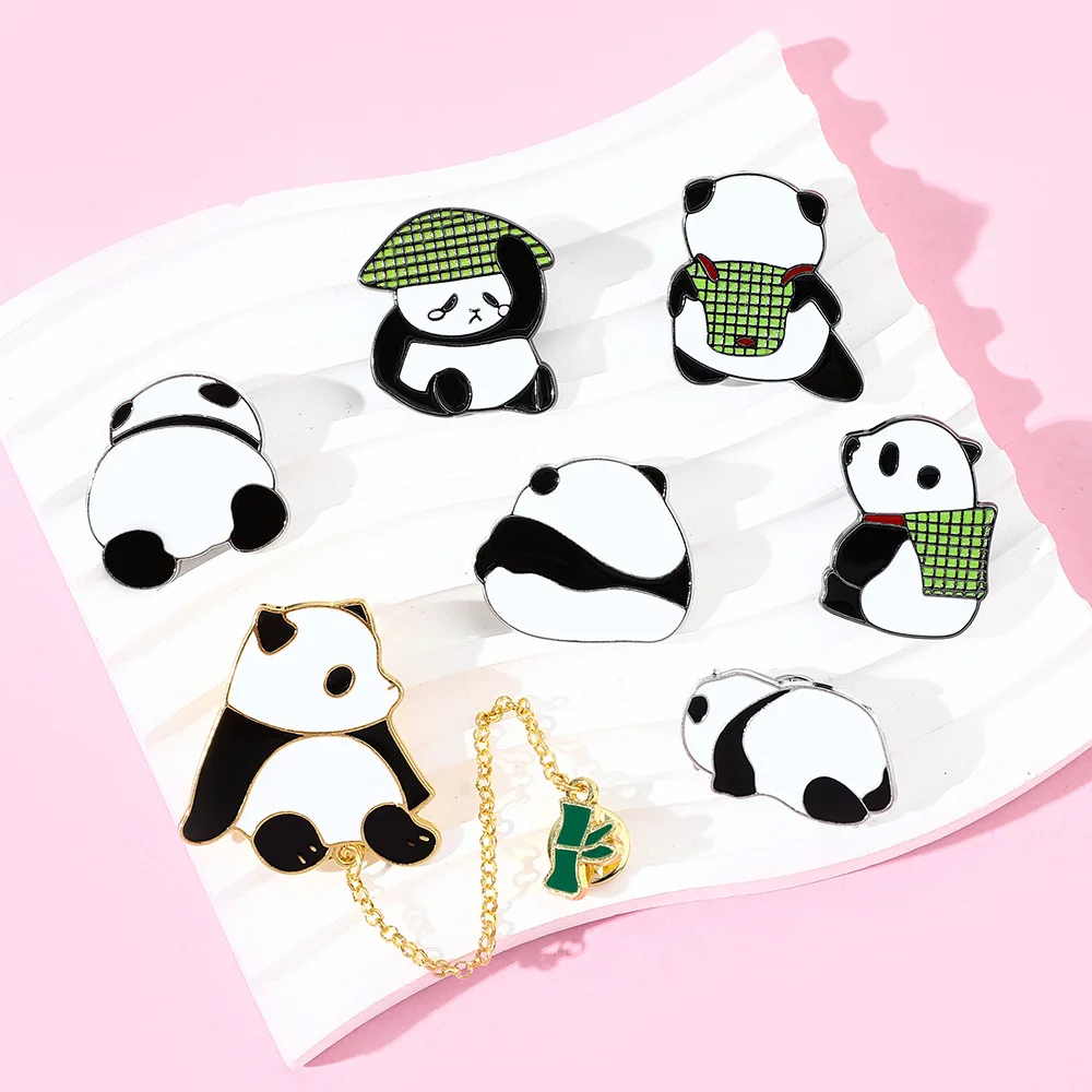 more then 3000 style in stock Wholesale Factory direct selling cute animal Cat Panda enamel pins for clothes and hat metal craft