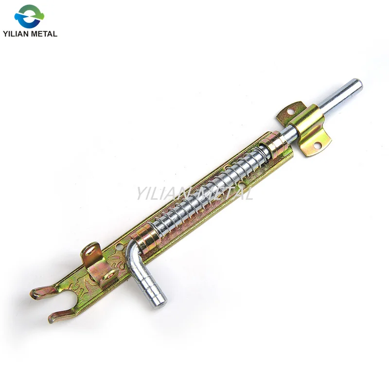 Supply simple design heavy duty  zinc plated door latch Barrel bolt with spring