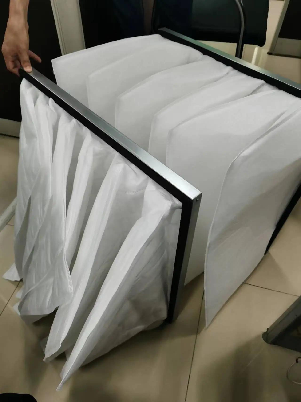 Промышленный мешок для пылесборника Нетканая ткань система HVAC F8 merv14 15 мешков моющийся тканевый карманный воздушный фильтр