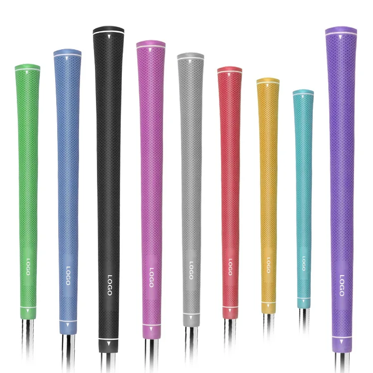 Wholesale Golf Grip Custom Logo Standard Golf Club Grip OEM Rubber Midsize Golf Wood Iron Grips
