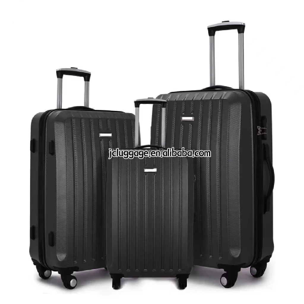 Portable Case Woman Teenage Suitcase Lightweight Travelling Plain Bags Trolley Suitcase Luggage