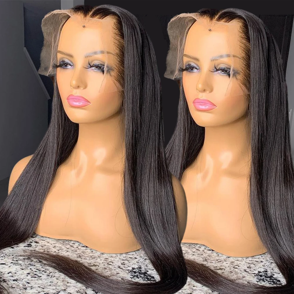 13X6 Hd Human Hair Lace Front Wigs Hd Lace Frontal Wigs Vendor Raw Peruvian Hair Glueless Full Hd Lace Wigs For Black Women