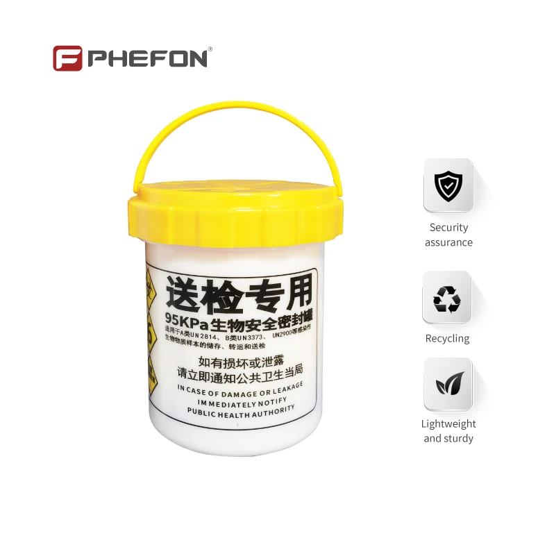 Phefon Certified UN3373 Biological Substances Cold Chain Transport Cooler Box Container