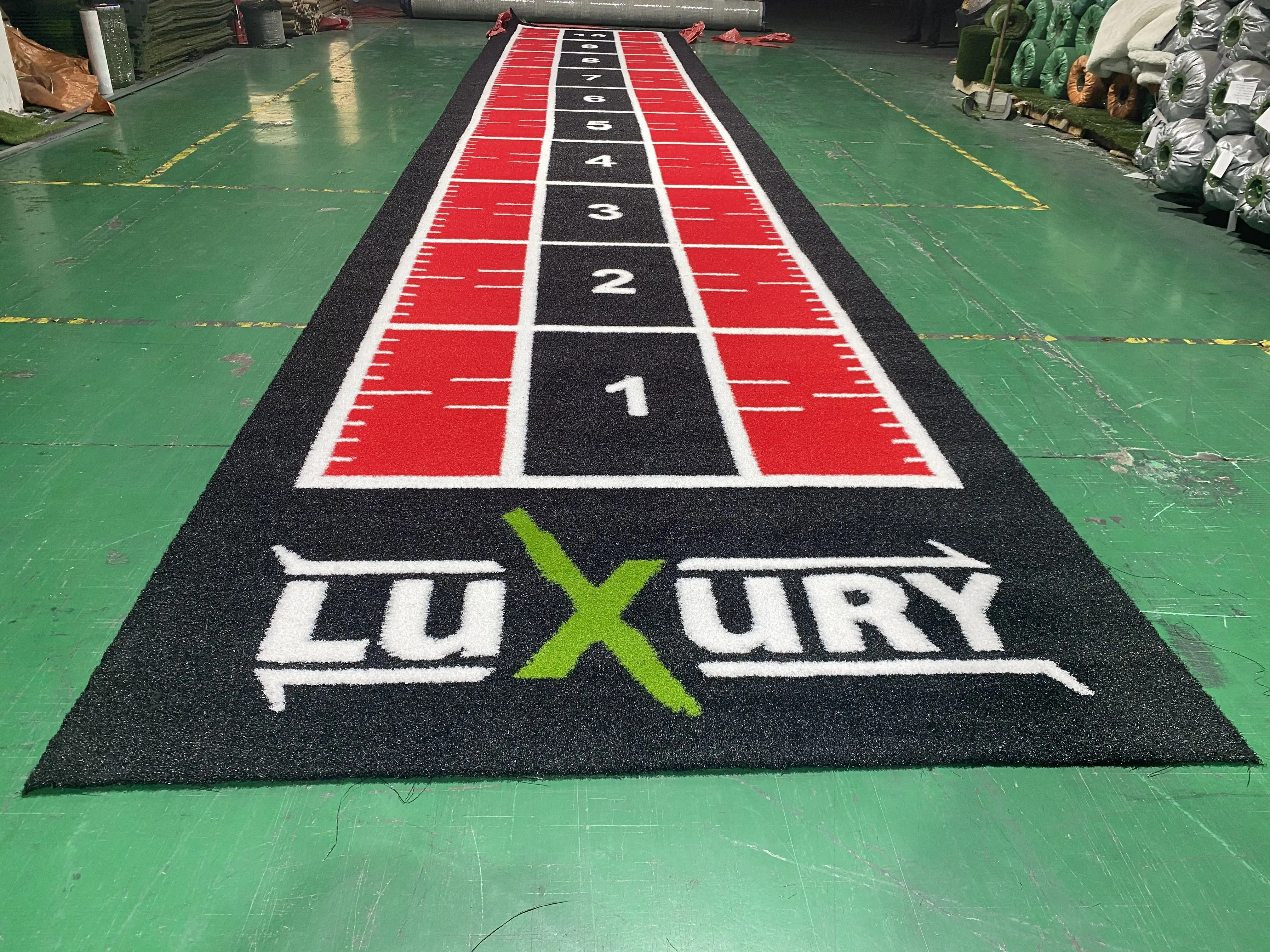 China factory Gym Flooring Turf Pull Sled Turf Meter Marked Gym Artificial Grass Synthetic Lawn For Gym