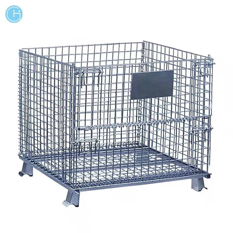 Складной контейнер из проволочной сетки stillage, контейнер из проволочной сетки с ручкой
