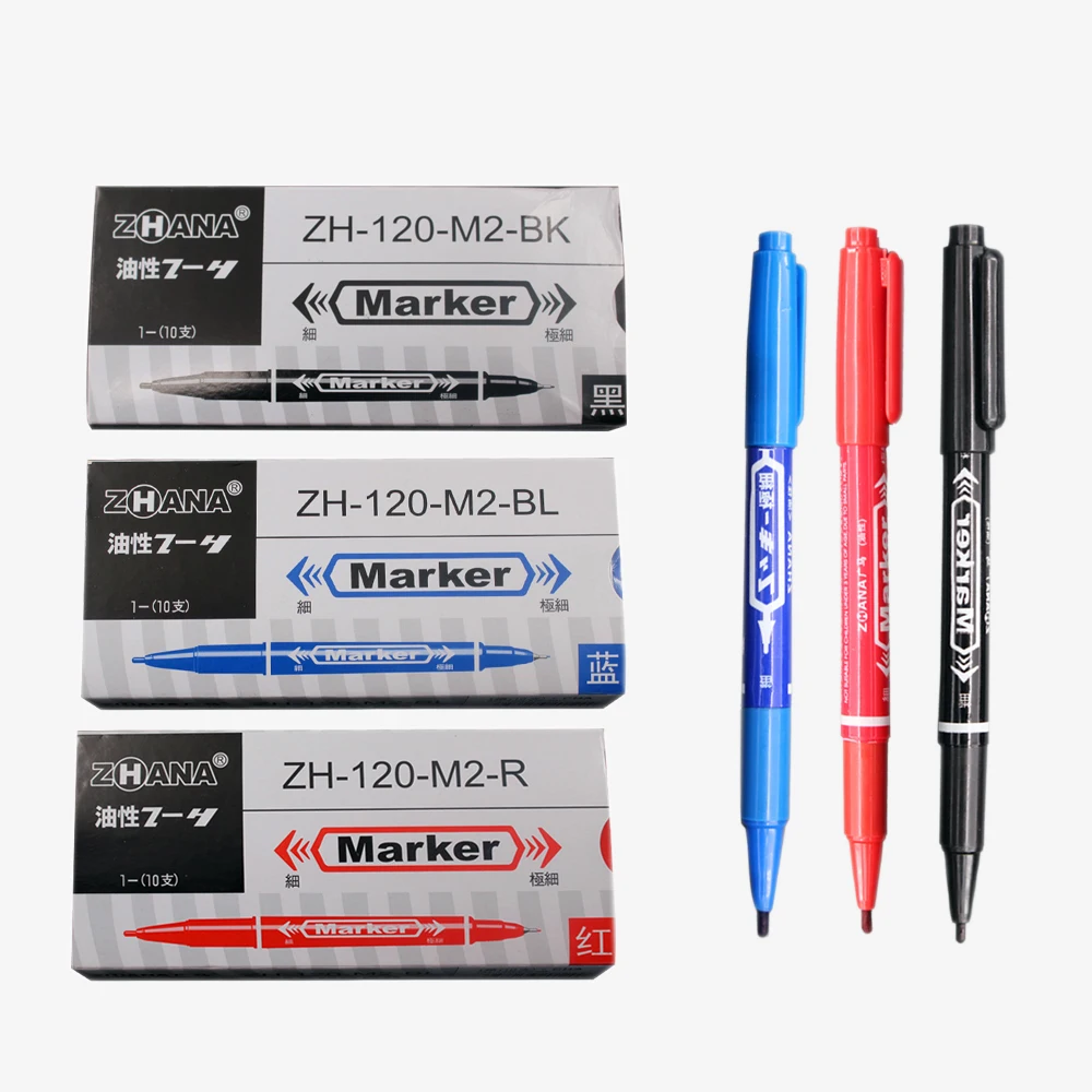 Hot Sale Tattoo Supply Accessories Colorful Red Blue Black Temporary Skin Marking Pens Mark Pen