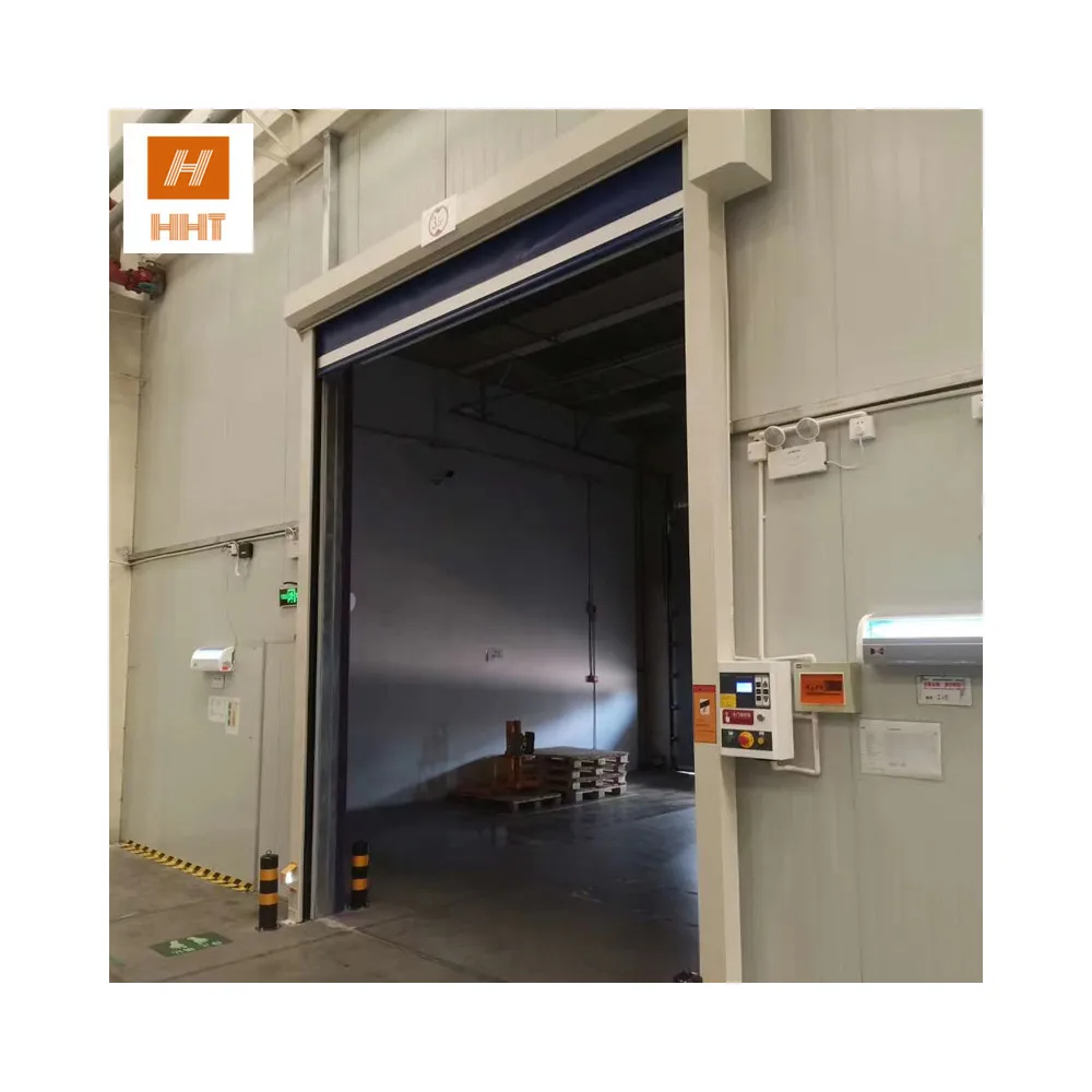 Cold storage single-open half buried door/hinged door