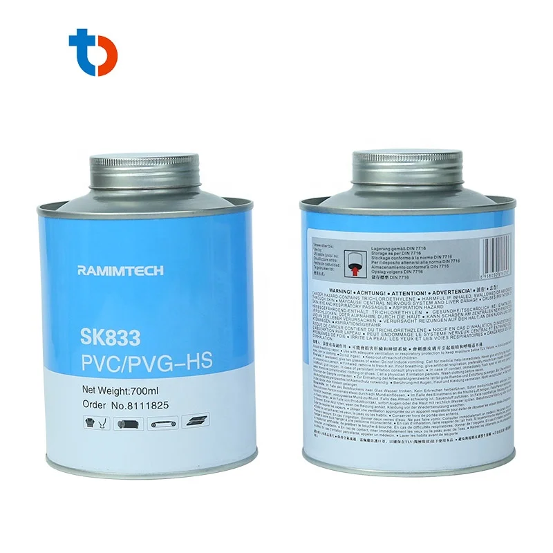 High strength PVC PVG conveyor belt hot splicing cement heating solution SK833 for hot vulcanization