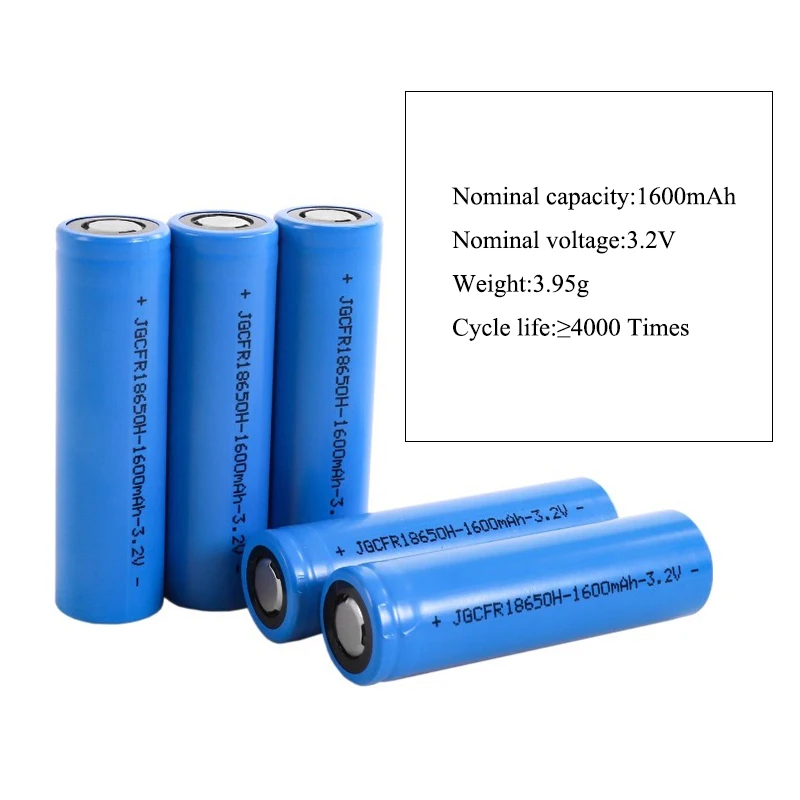 Lifepo4 IFR18650 Lithium Ion Phosphate Battery 3.2V 1100mah 1500mah 1600mah 1800mah Bateria De Litio 18650