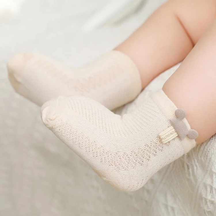 Милые детские летние тонкие носки дышащие с мультяшным дизайном для продажи