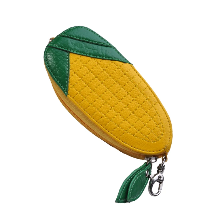 Cute nice cartoon features fruit coin wallet