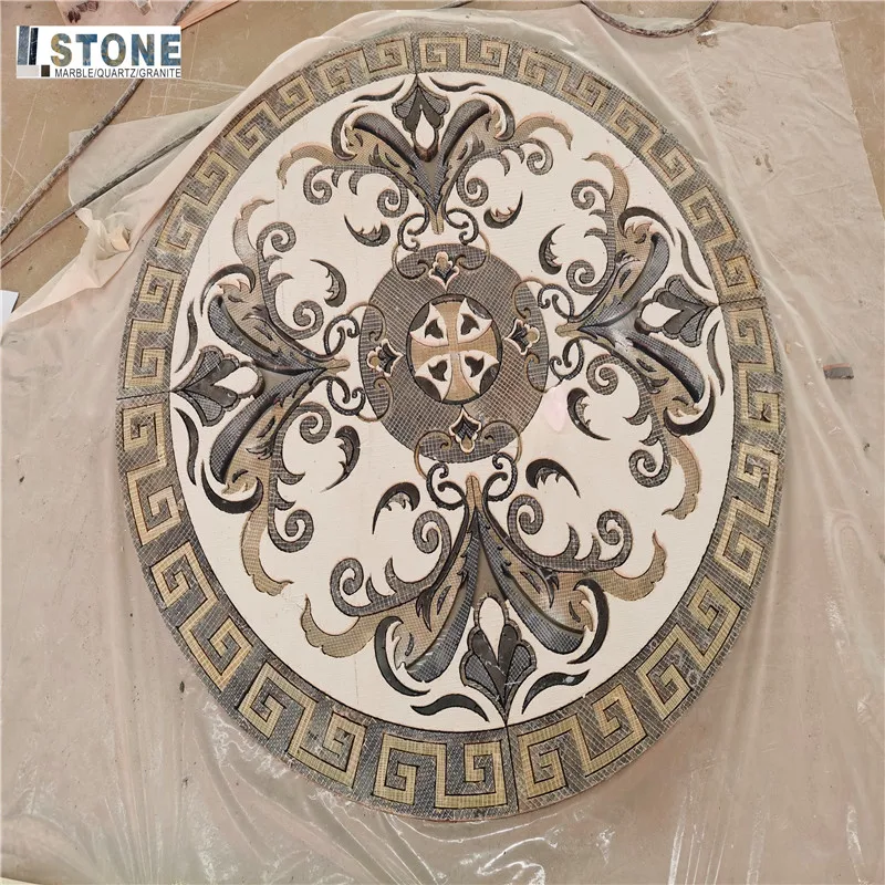 
marble medallions cheap veitnam factory home decoration 