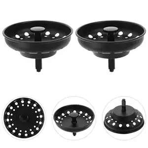 3.15 Black Kitchen Basket 110mm sink waste strainer basket  sink waste flange painting with a sink strainer