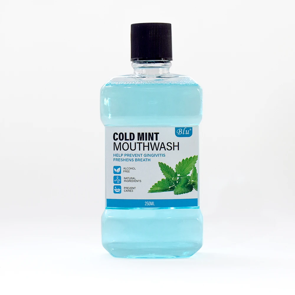 Private Logo Wholesale 250ml Oral Care Cool Mint Ultra Clean Alcohol Free Mouth Wash