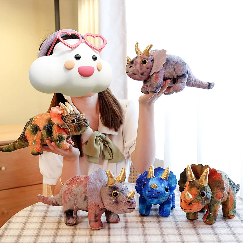 wholesale 33cm pterosaur soft stuffed animal sequin high quality kawaii big large green dinosaur plush toy