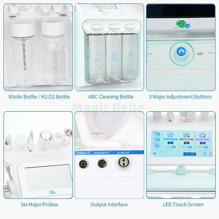 Oxygen Hydro Aqua Spray Jet Water Peeling Therapy Facial Lifting Hydra Dermabrasion Machine