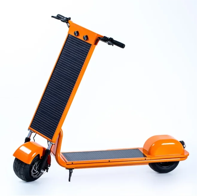 350w Solar Panels mobility foldable adults self-balancing electric solar powered scooters with sea Anti-impact Waterproof