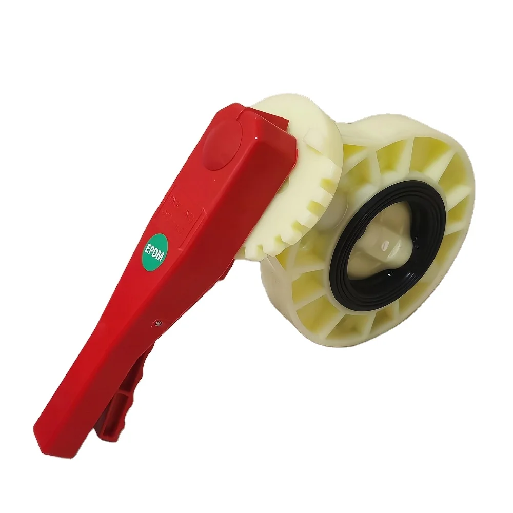 Chemical Butterfly Valve Acid And Alkali Resistant PVC Butterfly Valve Chemical EPDM Rubber Ring Use On Industrial