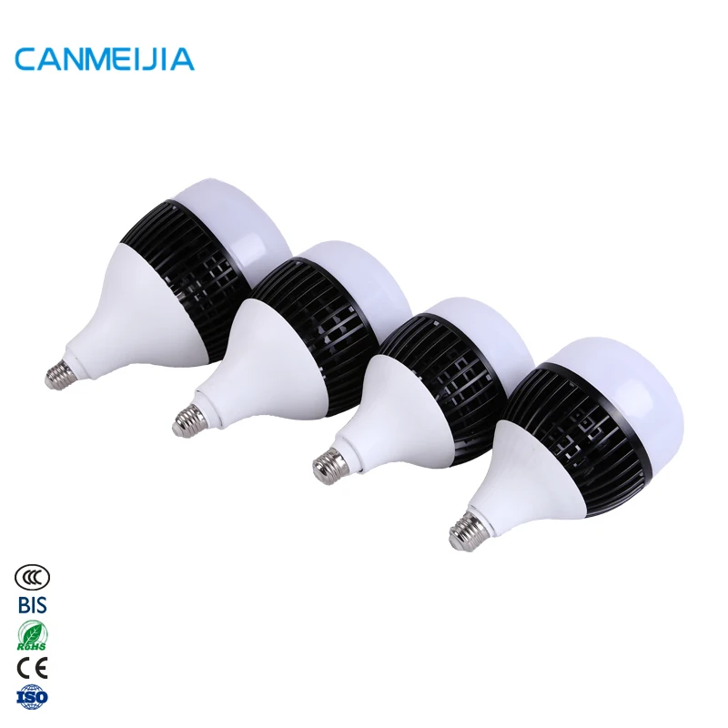 Led Bulb Manufacturer E27 50W 80W 100W 150W 220V OEM ODM Led Lamp Raw Material Light Bombillo High Power Led 50W Bulb