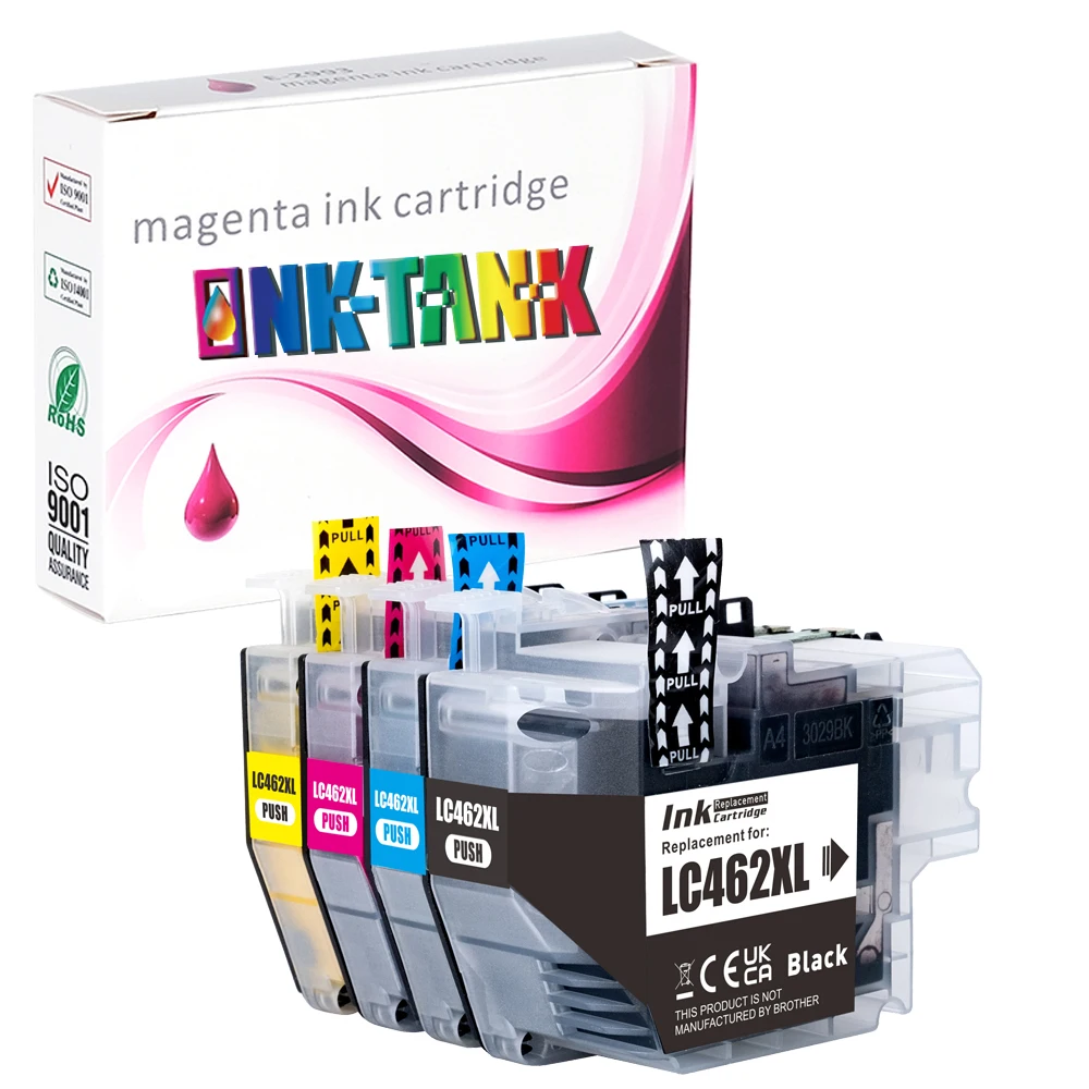 INK-TANK LC462 LC462XL LC 462 451 LC-462 LC-472XL LC472 LC451 LC451XL Compatible Ink Cartridge for Brother MFC-J3940DW Printer