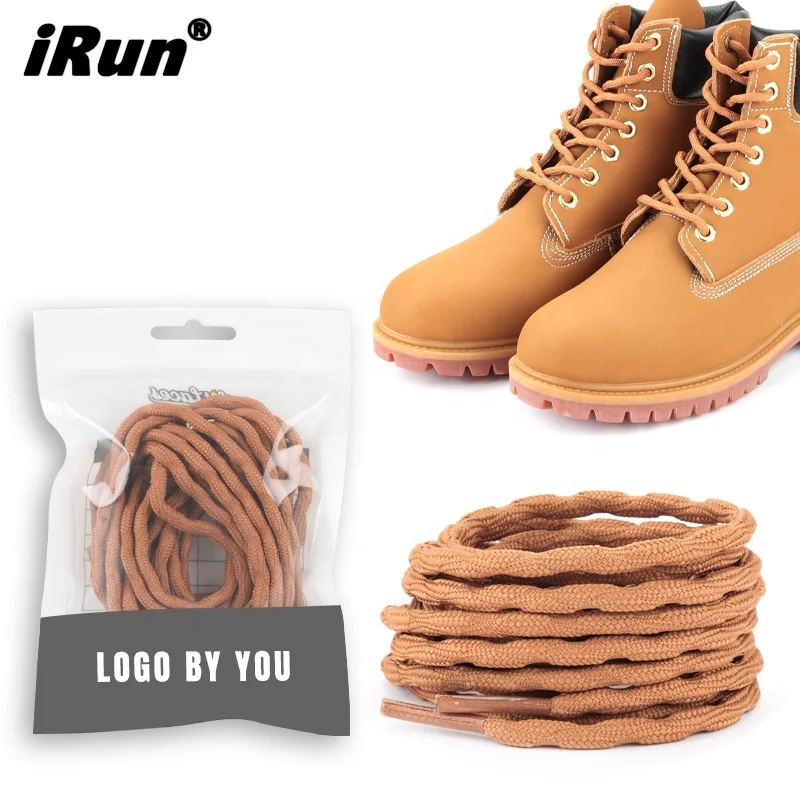 IRun шнурки для рабочего ботинка прогулок и альпинизма круглые ботинок Прочные