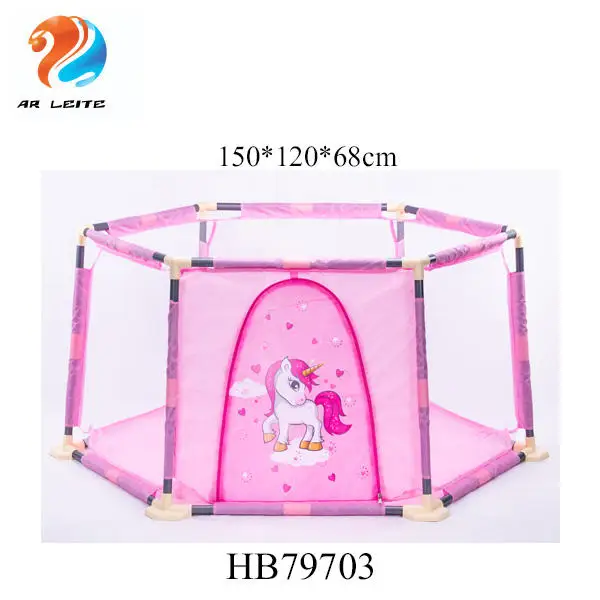 Wholesale Multi Color Foldable Infant Fitness Sport Toys Square Ball Pool Parent-child Toy Portable Baby Play Rails Fence