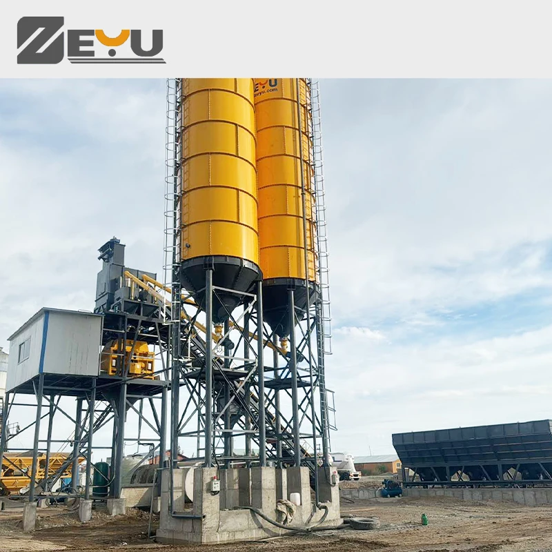 2025 ZEYU Upgraded Insulation Large Capacity precast concrete mixing plant