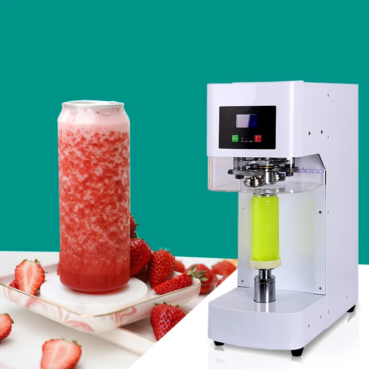 Auto Plastic Can Sealing Machine Fully Automatic Multi-function 2s Sealing Speed Plastic And Aluminium Auto Can Sealer Machine