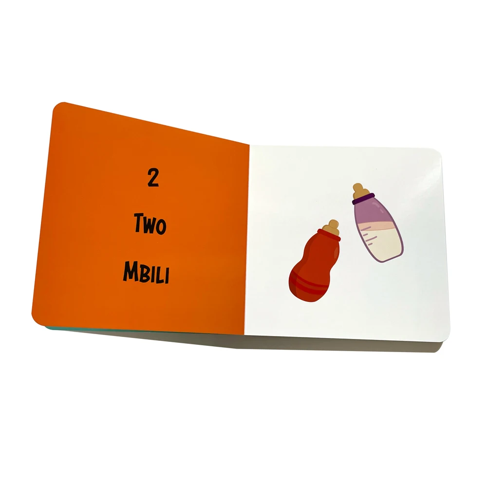 Custom baby children kids art book printing on demand board book printing service