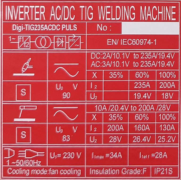 Tig 400A сварочный аппарат Mma Ac/Dc