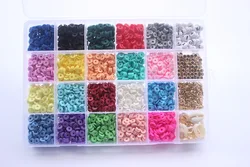 24 Gauge Pottery Bead 6mm Chip Box Color Round Bohemian Bracelet Necklace Accessory Accessories DIY Pottery Slice Hand String Ga