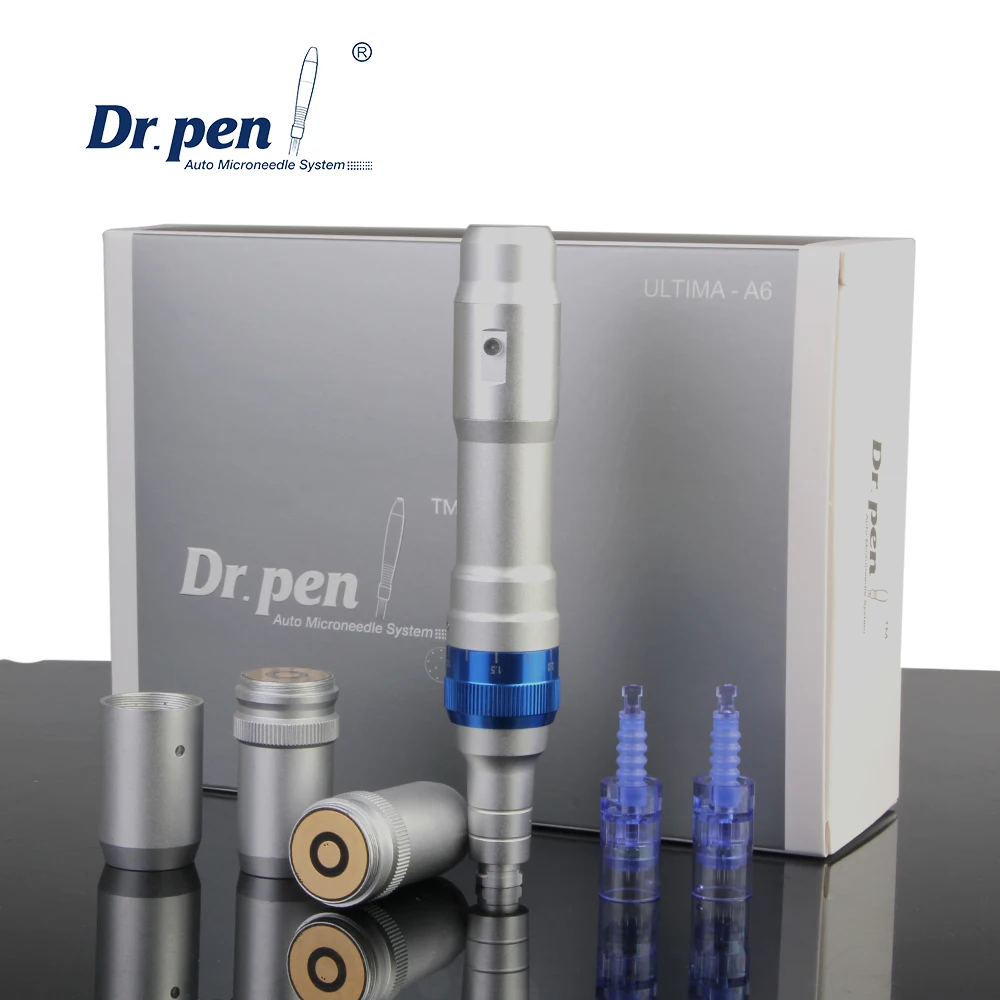  Новинка 2019 профессиональная микроручка dermapen Dr. Pen Ultima A6 беспроводные электрические инструменты для ухода за кожей с 5
