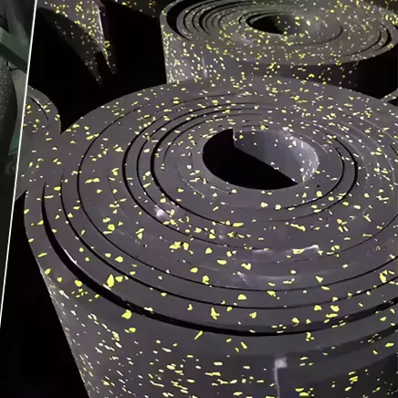 Free Sample 3-12mm Thick Indoor Gym Flooring Rolls EPDM Rubber Flooring Mat For Fitness