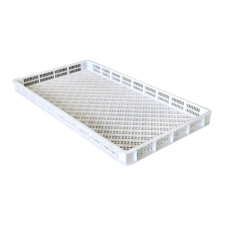 Manufacture Cheap Price Hdpe Food Grade Stackable Plastic Drying Tray For Dehydration Fruits / Vegetables Seafood /Fish